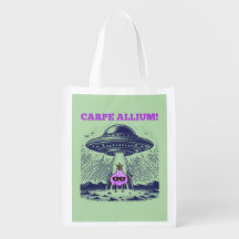 Carpe Allium - Funny UFO & Garlic Reutilizable