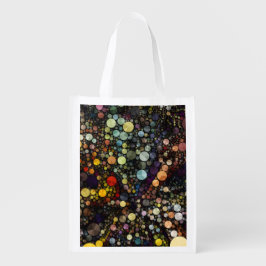 Bolsa De La Compra Círculos multicolores geométricos de los modelos