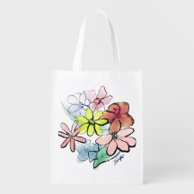 Completo Bouquet floral de color de agua Bonito