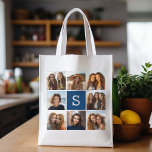 Bolsa De La Compra Crear su propio monograma de Personalizado de Inst<br><div class="desc">Utiliza 8 fotos cuadradas para crear un regalo único y personal. O puedes mantener al cachorro hipster y hacer un keepsake de moda. Si necesita ajustar las imágenes,  haga clic en la herramienta personalizar para realizar cambios.</div>