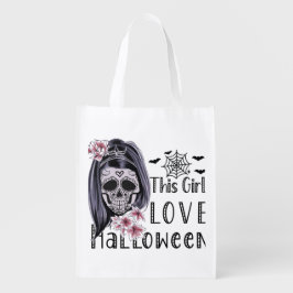Bolsa De La Compra Este Chica ama Halloween