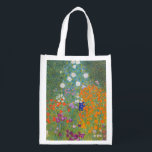 Bolsa De La Compra Gustav Klimt Flor Jardín Naturaleza<br><div class="desc">Un bonito cuadro del jardín,  un cuadro clásico de Gustav Klimt,  llamado Cottage Garden,  o Bauergarten,  1907,  que se encuentra cerca de un jardín de flores,  un cuadro de flores de colores.</div>