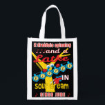 Bolsa De La Compra Hanukkah Dreidels Spinning Grocery Bag<br><div class="desc">Hanukkah Dreidels Spinning, bolsa blanca de dos lados. Todos los elementos de diseño se pueden editar. Todo el texto editable se puede eliminar y reemplazar con su propio mensaje. Usa el color, el tamaño y el estilo de tu fuente favorita. ¡Feliz Hanukkah/Chanukah! Estilo: Bolsa reutilizable ¡Vamos verde y salve el...</div>