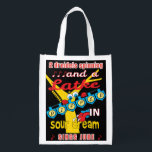 Bolsa De La Compra Hanukkah Dreidels Spinning Grocery Bag<br><div class="desc">Hanukkah Dreidels Spinning, bolsa blanca de dos lados. Todos los elementos de diseño se pueden editar. Todo el texto editable se puede eliminar y reemplazar con su propio mensaje. Usa el color, el tamaño y el estilo de tu fuente favorita. ¡Feliz Hanukkah/Chanukah! Estilo: Bolsa reutilizable ¡Vamos verde y salve el...</div>