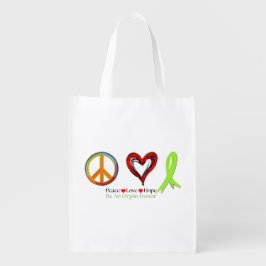 Bolsa De La Compra Peace Love Hope Tote Bag