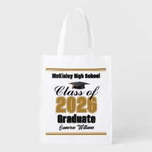 Personalized Gold Class of 2026 Graduation Party