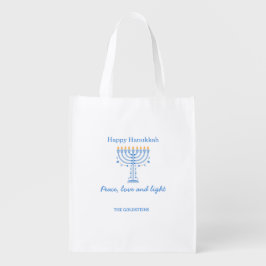 Bolsa De La Compra Personalized Hanukkah reusable bag