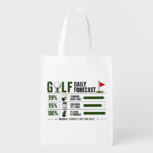 Pronóstico del tiempo divertido de golf