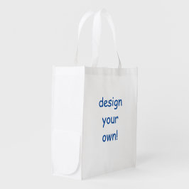 Bolsa De La Compra Reutilizable Diseñar su propio Tote de productos reutilizables