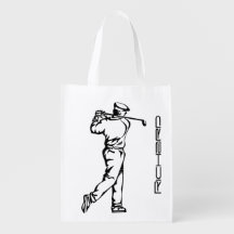 Golfista con aspecto de cuero