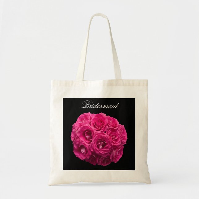 Bolsa de la dama de honor — Roses rosados (Frente)
