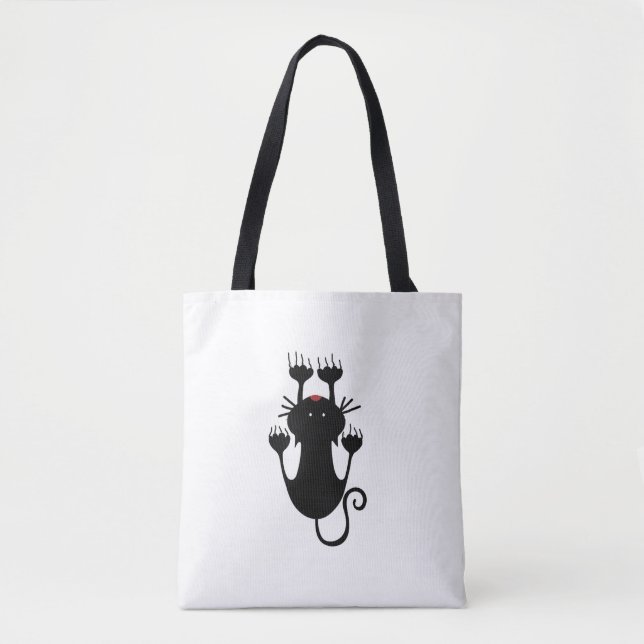 Bolsa de la divertida señora de los gatos (Anverso)