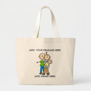 Bolsa de la familia de palos de personalizable