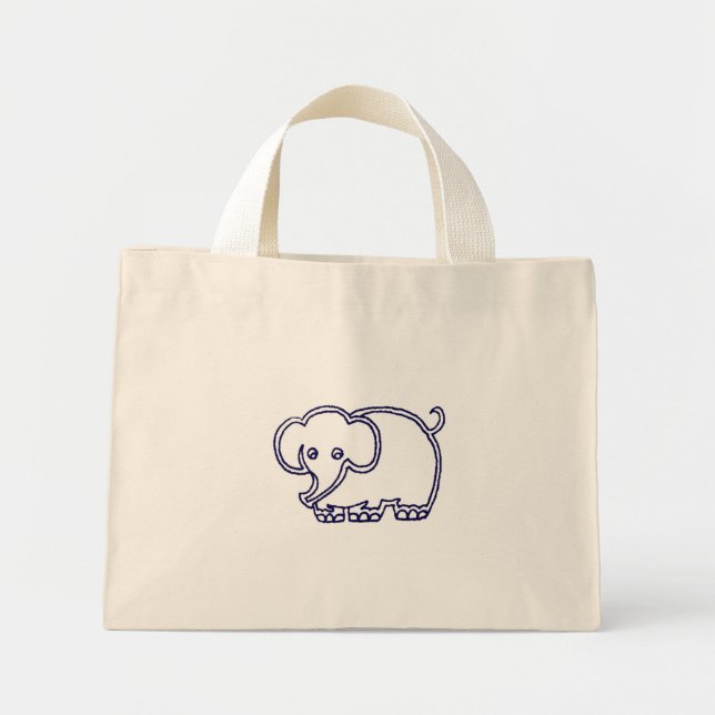 Bolsa de la franja elefante (Frente)