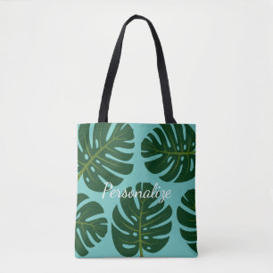 Bolsa de la hoja de palma de Monstera Deliciosa