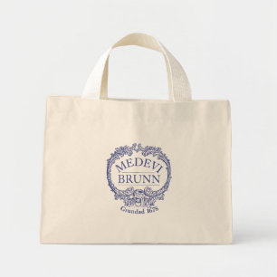 Bolsa de la manija del lienzo del logotipo de Mede