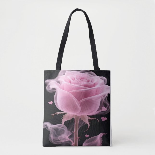 Bolsa de la mano de la huella floralprint (Anverso)