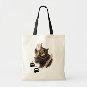 Bolsa de la marca de la huella del oso negro