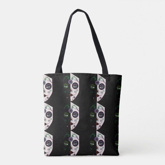Bolsa De La Máscara De La Máscara De La Mujer Del  (Reverso)