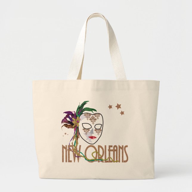 Bolsa de la máscara de Nueva Orleans (Frente)