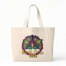 Bolsa de la máscara Mardi Gras 2025
