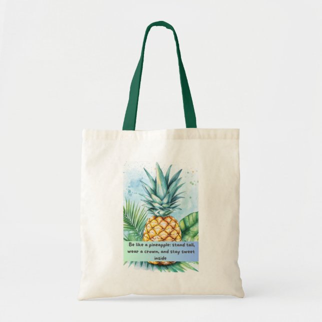 Bolsa de la mesa de la piña - Fresca y Inspiradora (Frente)