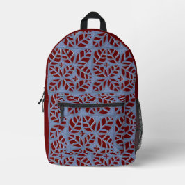 Bolsa de la mochila azul y maroon