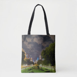 Bolsa de la noche del cielo en Chicago