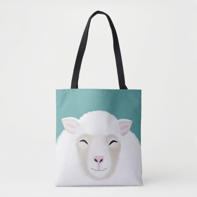 Bolsa de la oveja Allover Tote (Anverso)