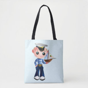 Bolsa de la Pequeña Sailor Tote - Personalizable