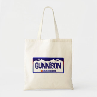 Bolsa de la placa azul de la matrícula Gunnison Co