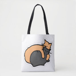 Bolsa de la siesta del gato encantadora - Naranja 