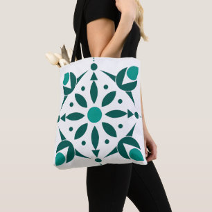 Bolsa de la simetría botánica esmeralda