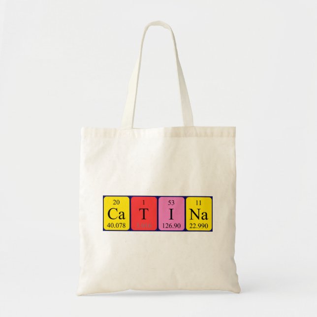 Bolsa de la tabla periódica Catina (Frente)
