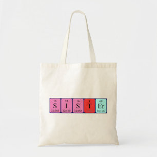 Bolsa de la tabla periódica de la hermana