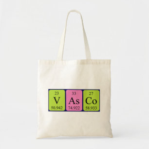 Bolsa de la tabla periódica de Vasco