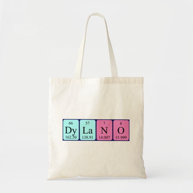 Bolsa de la tabla periódica Dylano (Frente)