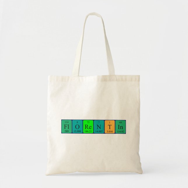 Bolsa de la tabla periódica Florentin (Frente)