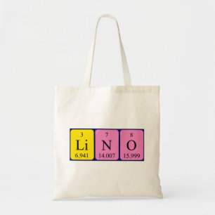 Bolsa de la tabla periódica Lino