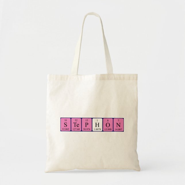 Bolsa de la tabla periódica Stephon (Frente)