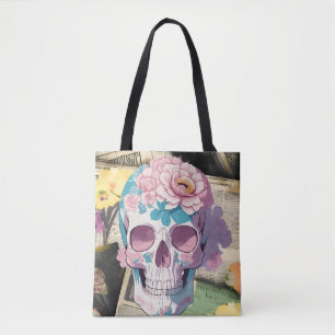 Bolsa de la toalla de impresión de cráneo única, b