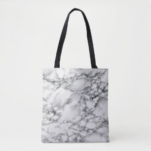Bolsa de la toalla de mármol blanco