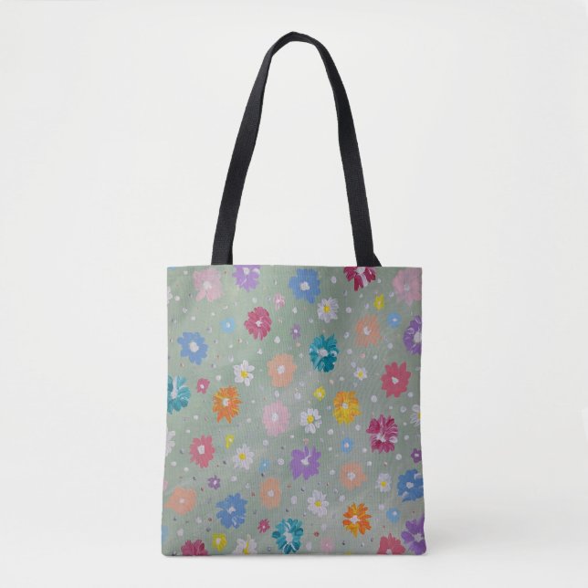 Bolsa de la toalla floral de Pastel Poise (Anverso)