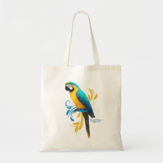 Bolsa de la toga azul y dorada