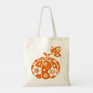 Bolsa de la toga de calabaza floral de Halloween