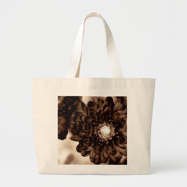 Bolsa de la toga de impresión con flores de chocol (Frente)