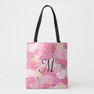 Bolsa de la toga de impresión floral monográfica