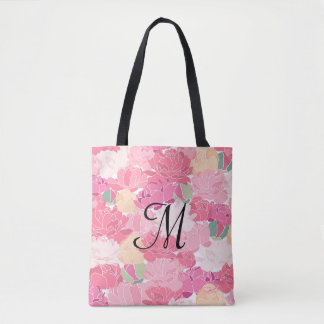Bolsa de la toga de impresión floral monográfica
