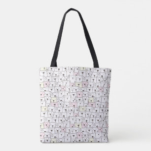 Bolsa de la toga del patrón del perro pastel - Min