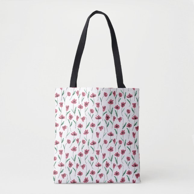 Bolsa de la toga floral caprichosa - Carrera de fl (Anverso)